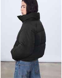 Stradivarius - Puffer Jacket With Hood - Lyst