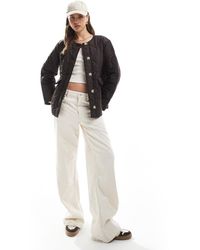 Vero Moda - Onion Quilted Short Jacket With Pockets - Lyst