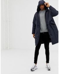 adidas Originals Synthetic Utility Parka Ay9136 in Blue for adidas Originals Synthetic Utility Parka Ay9136 in Blue for