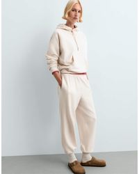 Oysho - Cotton-Blend Fleece Joggers - Lyst