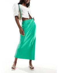 ASOS - Gonna Midi Taglio Sbieco - Lyst