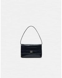Stradivarius - Shoulder Bag With Flap And Clasp - Lyst