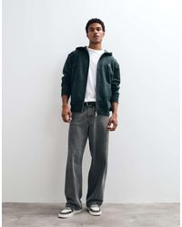 Threadbare - Zip Through Relaxed Fit Hoodie - Lyst