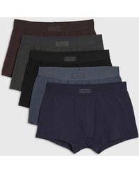 River Island - Woven Pack Of 5 Trunks - Lyst