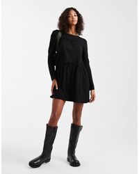 Miss Selfridge - Ruffle Smock Mini Dress - Lyst