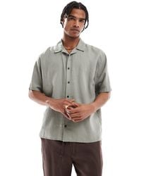 Threadbare - – kurzärmliges, strukturiertes hemd - Lyst