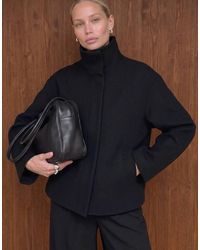 NA-KD - High Neck Short Coat - Lyst