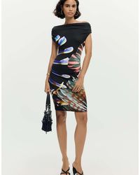 Desigual - Printed Knit Dress M. C. Lacroix - Lyst