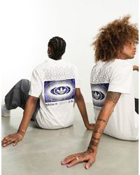 adidas Originals - Camiseta blanca unisex con estampado gráfico en la espalda rekive - Lyst