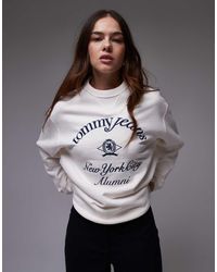 Tommy Hilfiger - Sweatshirt Met New York Varsity-Print - Lyst