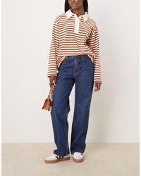 Abercrombie & Fitch - High Rise Loose Fit Straight Leg Jean - Lyst
