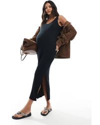 Mama.licious - Mamalicious maternity – maxi-tanktop-kleid aus geripptem jersey - Lyst