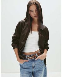 Pull&Bear - Giacca Bomber - Lyst