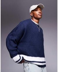 ASOS - Super Oversized Boxy Fit Fluffy Knitted Jumper - Lyst