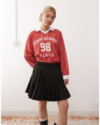 Monki - Jupe mi-longue plissée - Lyst