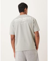 ASOS - Breathemaxtm Heavyweight Relaxed T-shirt With Text Graphic - Lyst