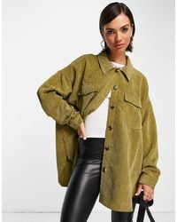 Vero Moda - Oversized Cord Shacket - Lyst