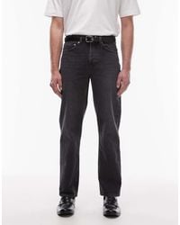 TOPMAN - Stugge Jeans Met Rechte Pijpen - Lyst