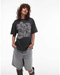 Levi's - Oversized T-shirt With Flower Print - Lyst