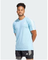 adidas Originals - Adidas Running Own The Run3-stripes T-shirt - Lyst