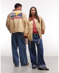 Reclaimed Vintage - Unisex Retro Jacket With Contrast Cord Collar - Lyst
