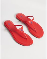 Polo Ralph Lauren - Polo Play Leather Thong Sandal - Lyst