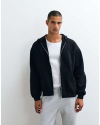 ASOS - Essentials Oversized Zip Up Hoodie - Lyst