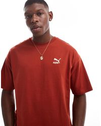 PUMA - Camiseta Roja Extragrande Better Classics De - Lyst