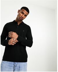French Connection - Long Sleeve Polo - Lyst