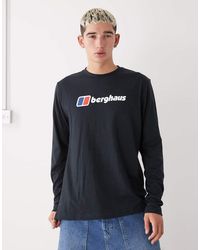 Berghaus - Big Logo Long Sleeve T-Shirt - Lyst