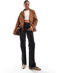 ASOS - Asos design tall - jean droit stretch confortable - délavé - Lyst