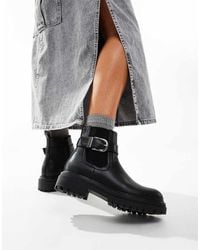 schuh - Amari Chunky Ankle Boots With Buckle - Lyst