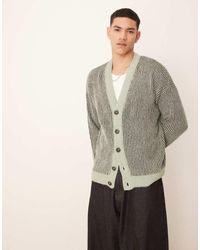 ASOS - Cárdigan Extragrande De Punto Acanalado De (Parte De Un Conjunto) - Lyst