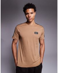 EA7 - Armani Tape Logo T-Shirt - Lyst