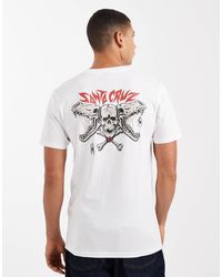 Santa Cruz - – torch bones – t-shirt - Lyst