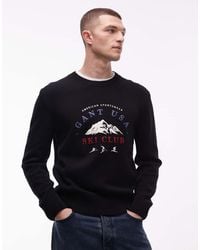 GANT - Ski Club Embroidered Chest Graphic - Lyst
