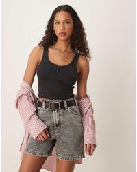 Dickies - Pantaloncini Di Jeans Regular Fit Chiaro Slavato - Lyst