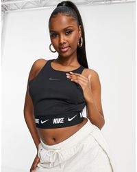Nike Nike Air Zip-front Cropped Tank Top in Blue | Lyst Canada