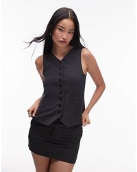 TOPSHOP - Tailored Mini Skirt - Lyst