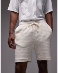 TOPMAN - Textured Shorts - Lyst
