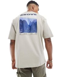 BOSS - Boxy Fit T-shirt With Chest And Back Print - Lyst
