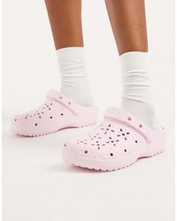 Crocs™ - Classic Floral Cut Out Clogs - Lyst