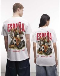 PRNT - Spain Pride Relaxed T-Shirt - Lyst