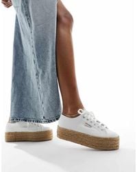 Superga - 2790 Flatform Espadrille Trainers - Lyst