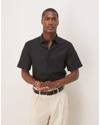 ASOS - Regular-Fit Overhemd Van Linnenmix - Lyst