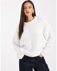 ASOS - Pull oversize à col ras - Lyst