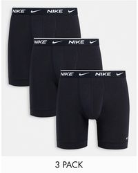 Nike - Cotton Stretch 3 Pack Boxer Briefs - Lyst
