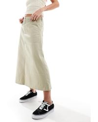 Vans - Codey Long Flare Utility Skirt - Lyst