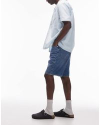 Only & Sons - Fade Loose Fit Denim Shorts - Lyst