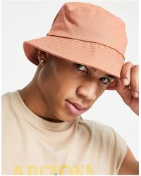 Men's Orange Bucket Hat for Men - Up to 